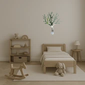 Modern Yapraksız Ağaç  Dekoratif Duvar Aynalı Tablosu - 4