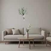 Modern Yapraksız Ağaç  Dekoratif Duvar Aynalı Tablosu - 1