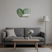 Aşk Dolu Kalp Tasarımlı  Dekoratif Aynalı Tablo thumbnail 5