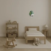 İkili Ağaç Yaprağı Desenli Dekoratif Aynalı Tablo - 4