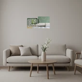 Deniz Manzaralı Duvar Aynalı Tablosu - 1