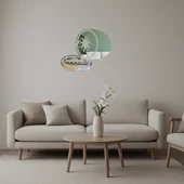 Kiwi Desenli Dekoratif İç Mekan Aynalı Tablosu thumbnail 1