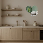 Aşk Temalı Dekoratif İç Mekan Aynalı Tablo - 2