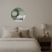 Havalı Güneş Gözlüklü Yüz Dekoratif Aynalı Tablo - 3mm - 3