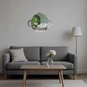 Maymun Yüzü Dekoratif Aynalı Tablo - 5