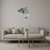 Köpekbalığı Deniz Temalı Dekoratif Aynalı Tablo thumbnail 1