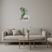 Yeşil Fularlı Dalmaçyalı Dekoratif  Aynalı Tablo - 1