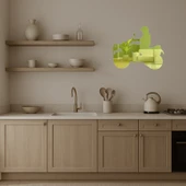 Şık Motor Temalı  Altın Aynalı Tablo thumbnail 3