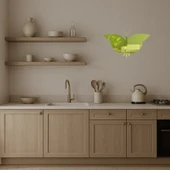 Minimalist Kelebek Dizaynlı  Altın Aynalı Tablo - 3