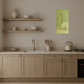 Minimalist Çizgilerle  Dekoratif Altın Aynalı Tablo thumbnail 3