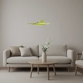 Vintage Uçak Dekoratif Altın Aynalı Tablolar thumbnail 1