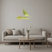 Zarif Saka Kuşu  Dekorasyon Altın Aynalı Tablosu thumbnail 1