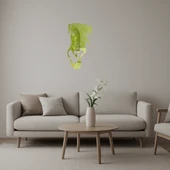 Modern Köpek Yüzü  Dekoratif Altın Aynalı Tablo thumbnail 1