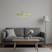 Retro Tarzda Sevgiliye Özel  Altın Aynalı Tablo thumbnail 2