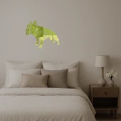 Minimalist Köpek Dekoratif Altın Aynalı Tablo thumbnail 2