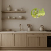 Başparmak Yükselten Emoji  Dekoratif Altın Aynalı Tablo thumbnail 3