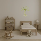 Yapraksız Ağaç Tasarımlı  Dekoratif Altın Aynalı Tablo thumbnail 4