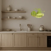 Bebek Yüzü İç Mekan Dekoratif Altın Aynalı Tablo thumbnail 3