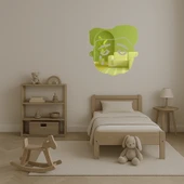 Ağlayan Çocuk Emoji Altın Aynalı Tablo thumbnail 4