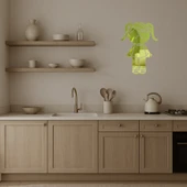 Üzeri Duygusal Kız Portresi Dekoratif Altın Aynalı Tablo thumbnail 3