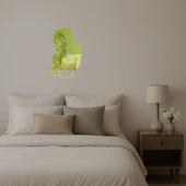 Üzeri Melankolik Çocuk Dekoratif Altın Aynalı Tablo thumbnail 2