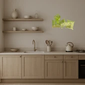 ABC Harfleri Dekoratif Altın Aynalı Tablo thumbnail 3