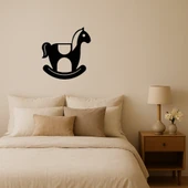 Oyuncak At Sallanan Sandalye Dekoratif Tablo - 1