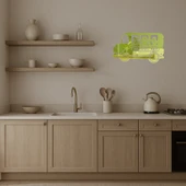 Okul Servisi Dekoratif Altın Aynalı Tablo - 4