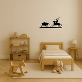 Boğa Avı Sahnesi Dekoratif Tablo thumbnail 4