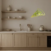 Minimalist Pizza Dekoratif Altın Aynalı Tablo thumbnail 3