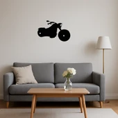 Klasik Motorcu MDF Duvar Dekorasyonu - 4