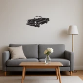 Nostaljik Araba Tasarımlı MDF Dekoratif Tablo thumbnail 4