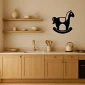 Oyuncak At Sallanan Sandalye Dekoratif Tablo - 2