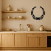 Yuvarlak Zeytin Dalı Tasarımlı Dekoratif Tablo thumbnail 2