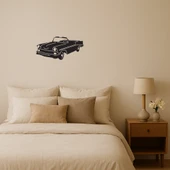 Nostaljik Araba Tasarımlı MDF Dekoratif Tablo thumbnail 1