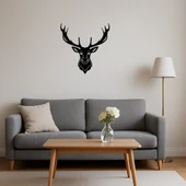 Modern Ahşap Geyik Çiftleri Dekoratif Duvar Tablosu thumbnail 4