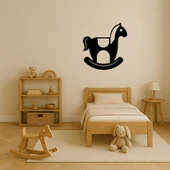 Oyuncak At Sallanan Sandalye Dekoratif Tablo - 3