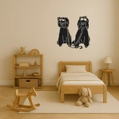 Gözlüklü Köpekler Dekoratif Tablo - 2