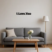 Modern I Love You MDF Duvar Tablosu thumbnail 4