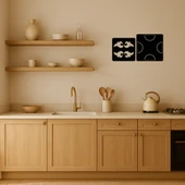 Geometrik Sanat İç Mekan Dekoratif Tablo - 1