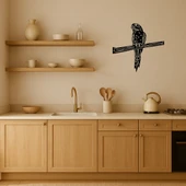 Papağanlı Dal Dekoratif Tablo thumbnail 2