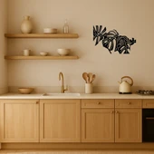 Tropikal Monstera Desenli MDF Duvar Tablosu thumbnail 1