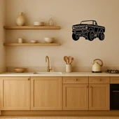 Nostaljik Kamyon MDF Dekoratif Tablo thumbnail 2