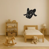 Detaylı Köpek Yüzü Dekoratif Tablo - 2