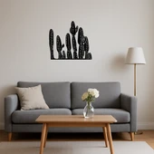 Trendy Kaktüs Desenli MDF Dekoratif Tablo - 4