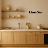 Modern I Love You MDF Duvar Tablosu thumbnail 2