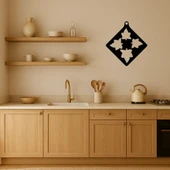 Dikdörtgen Yaprak Desenli MDF Dekoratif Tablo thumbnail 2