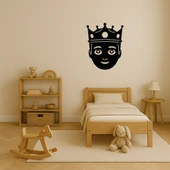 Prens Taçlı Emoji Dekoratif Tablo - 2