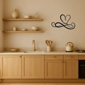 Sonsuzluk ve Kalp Temalı Dekoratif Tablo thumbnail 3