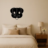 Köpek Yüzü Emoji Dekoratif Tablo thumbnail 1